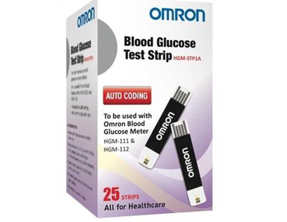 Que thử đường Blood Glucose Test Trip Omron