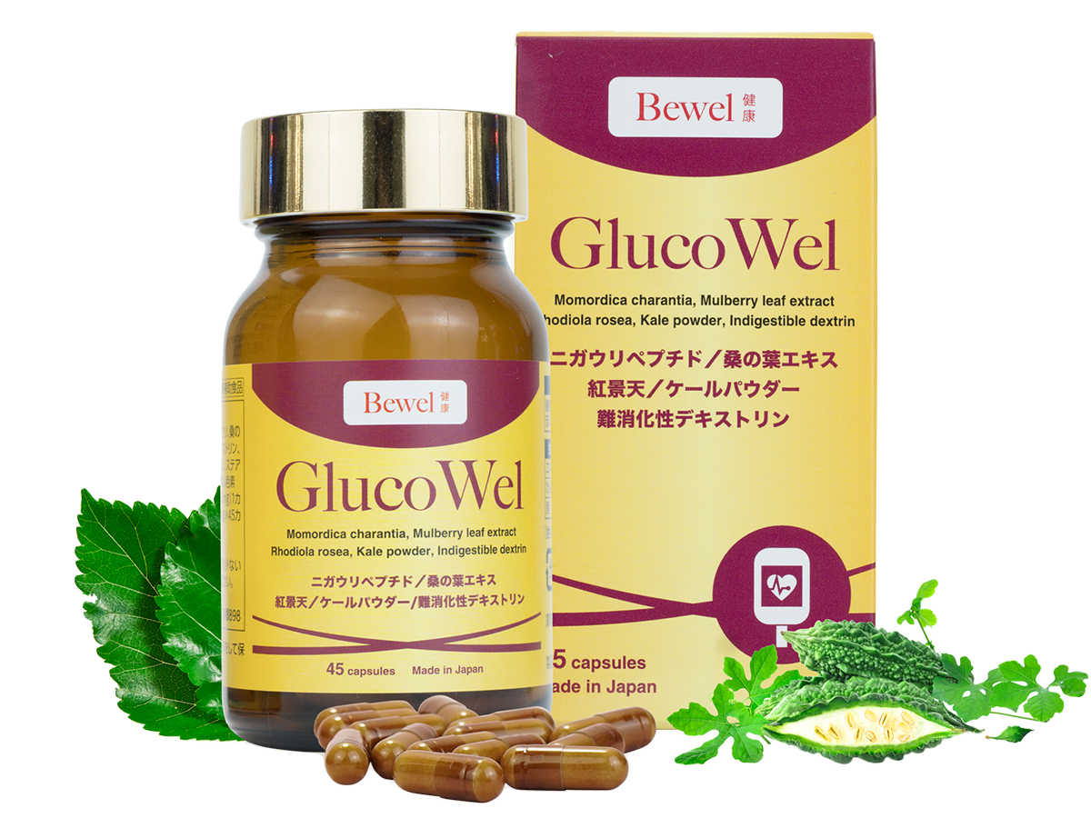 Viên uống hỗ trợ bệnh tiểu đường BEWEL GLUCOWEL