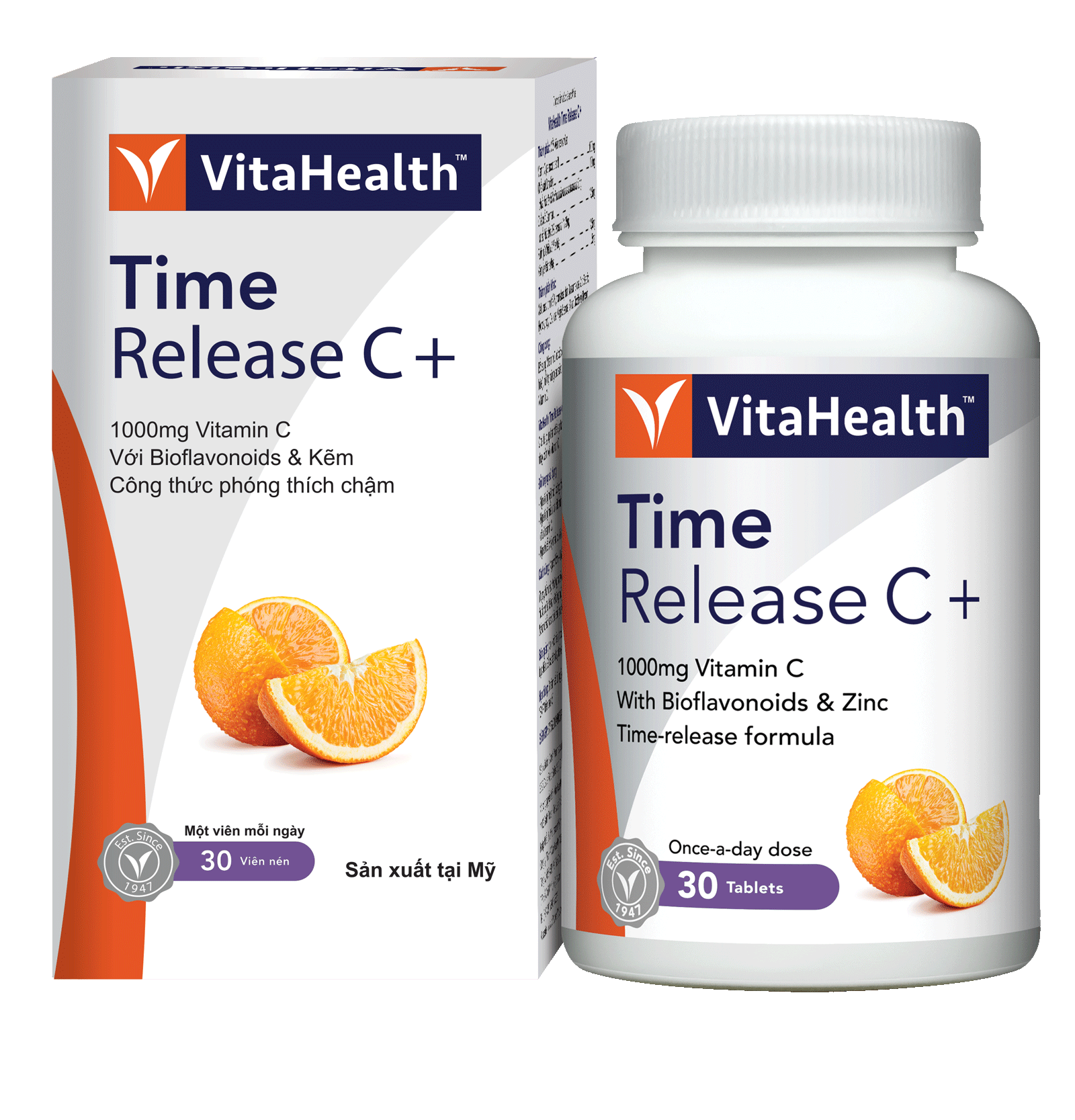 VitaHealth Time Release C+ 1000mg (30v)