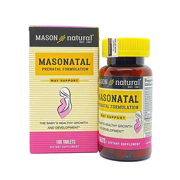 Viên uống bổ bầu Masonatal Prenatal Formulation (100v)