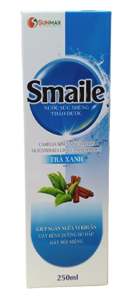 Nước súc miệng thảo dược Sunmax Smaile 250ml