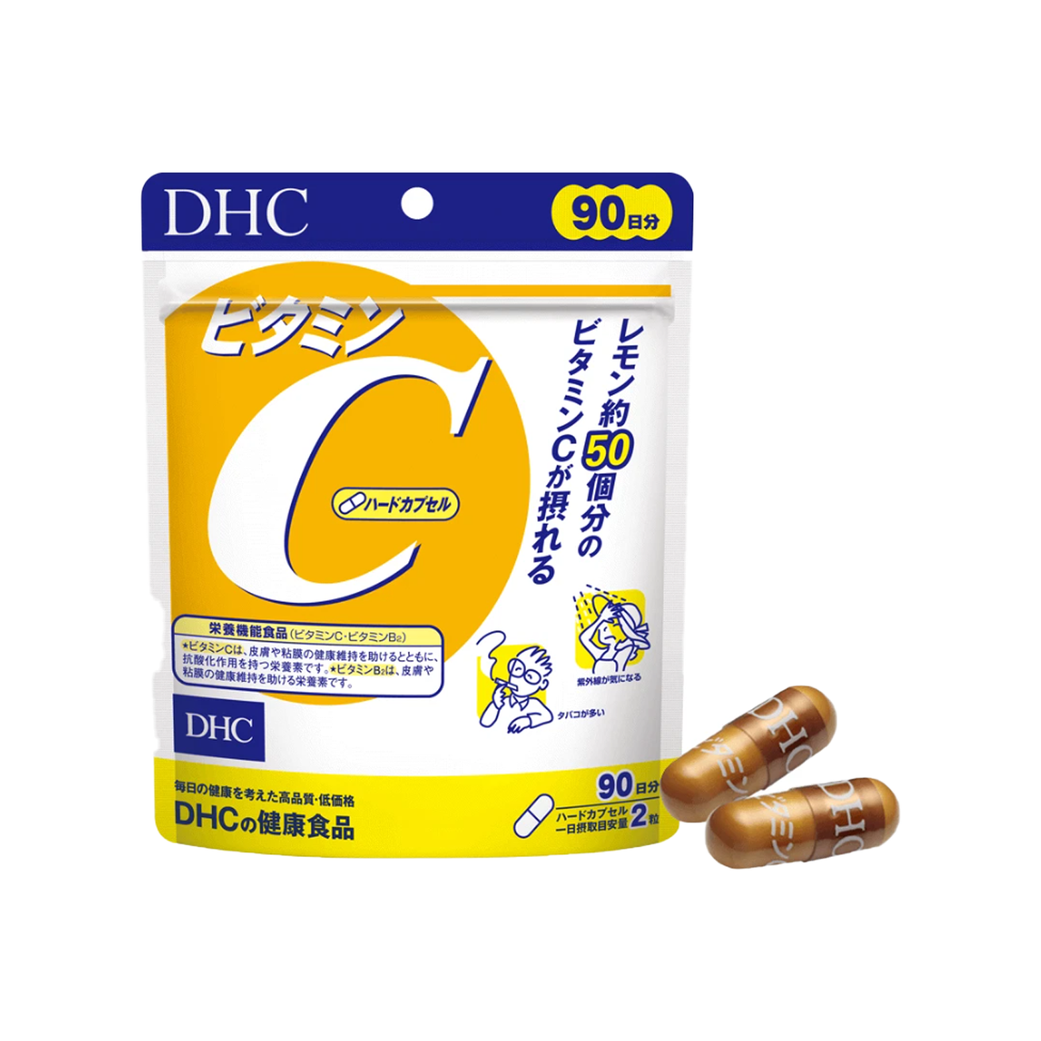 Viên uống DHC Vitamin C Hard Capsule (180v) - Nhà Thuốc Đức Nghĩa