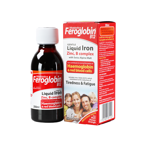 Siro Feroglobin B12 hỗ trợ tăng tạo máu